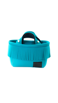 Mini Fringe Totebag – Aqua Blue