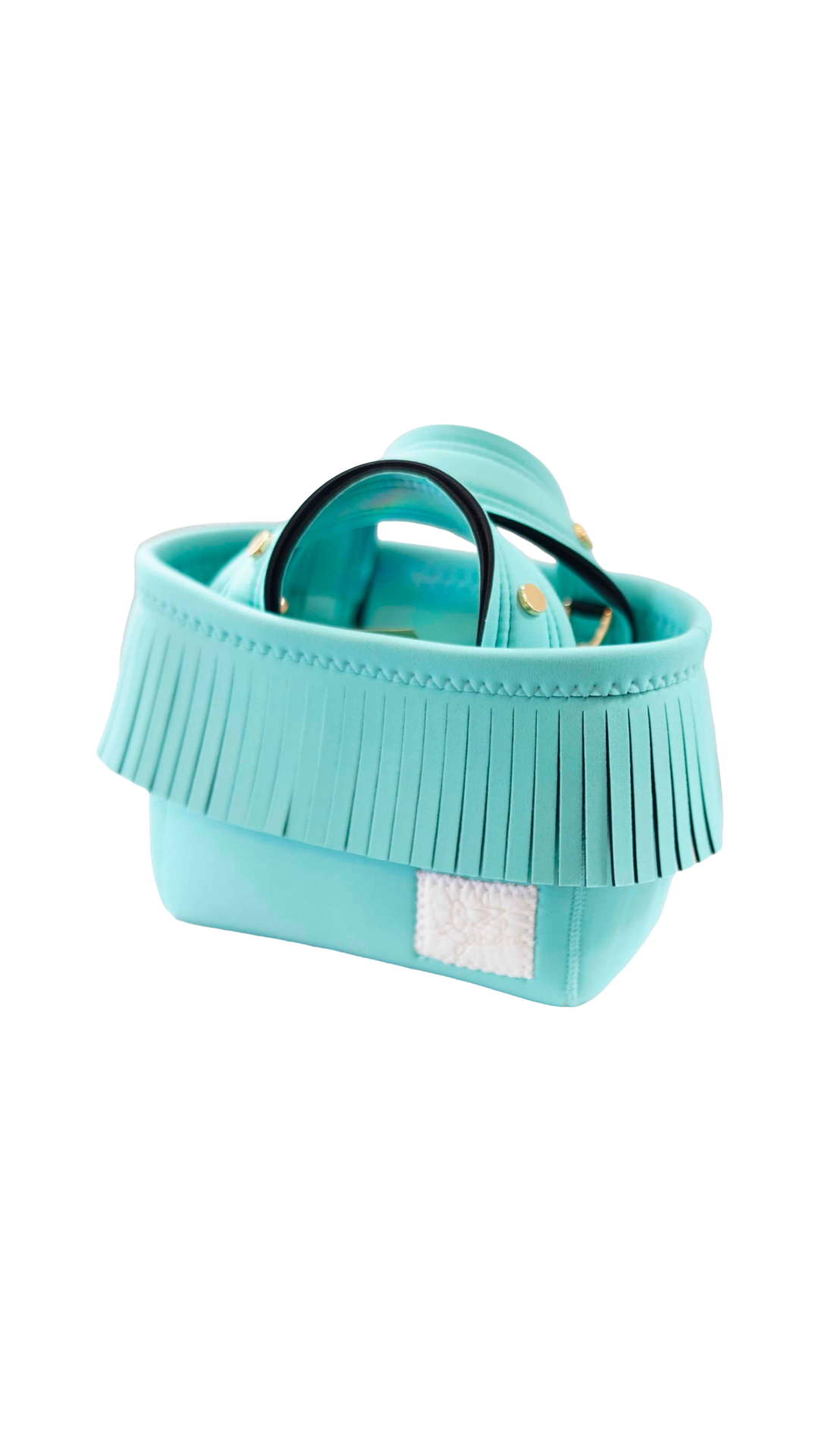 Mini Fringe Totebag – Mint