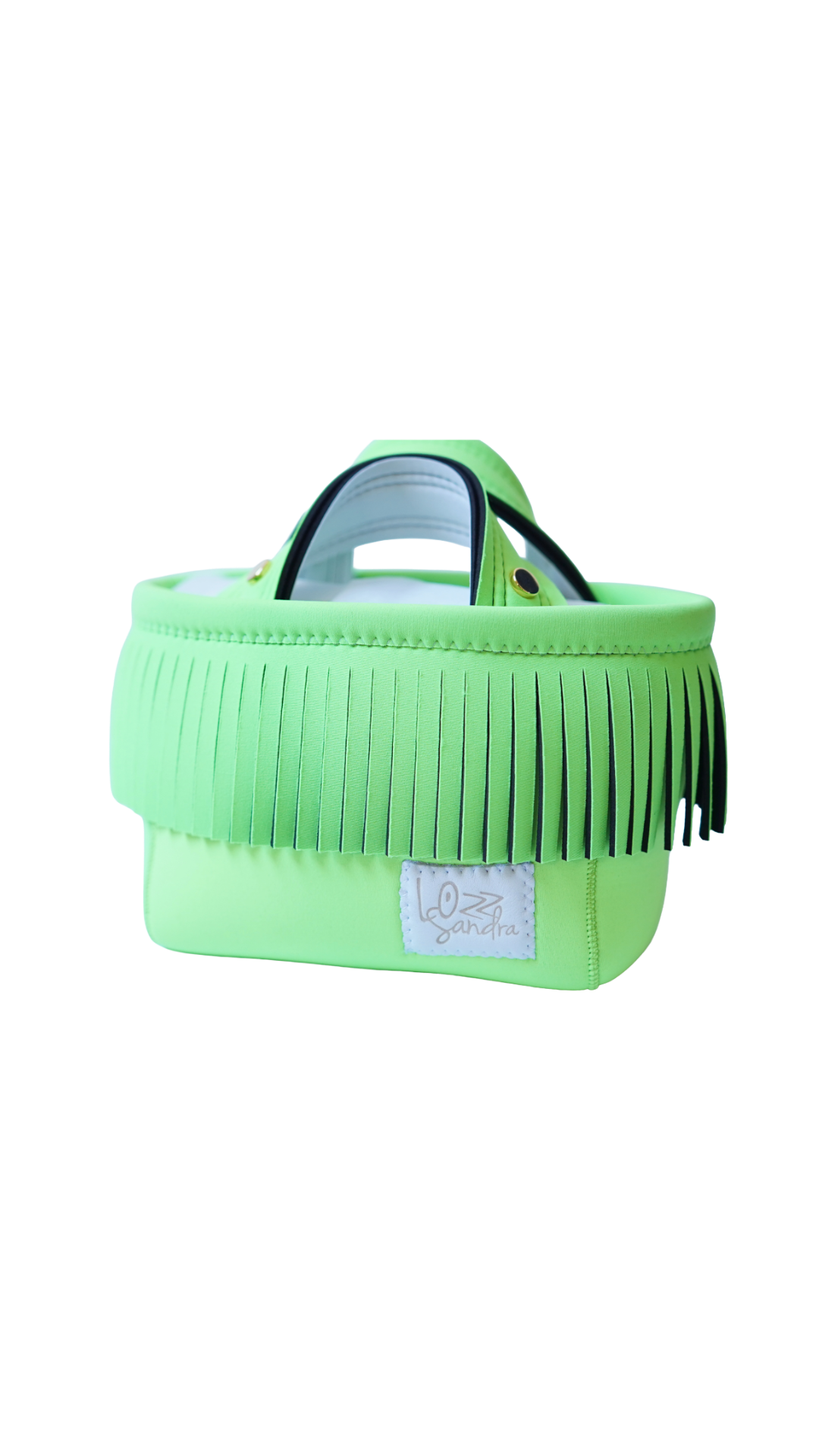 Pre-Order｜Mini Fringe Totebag – Neon Green