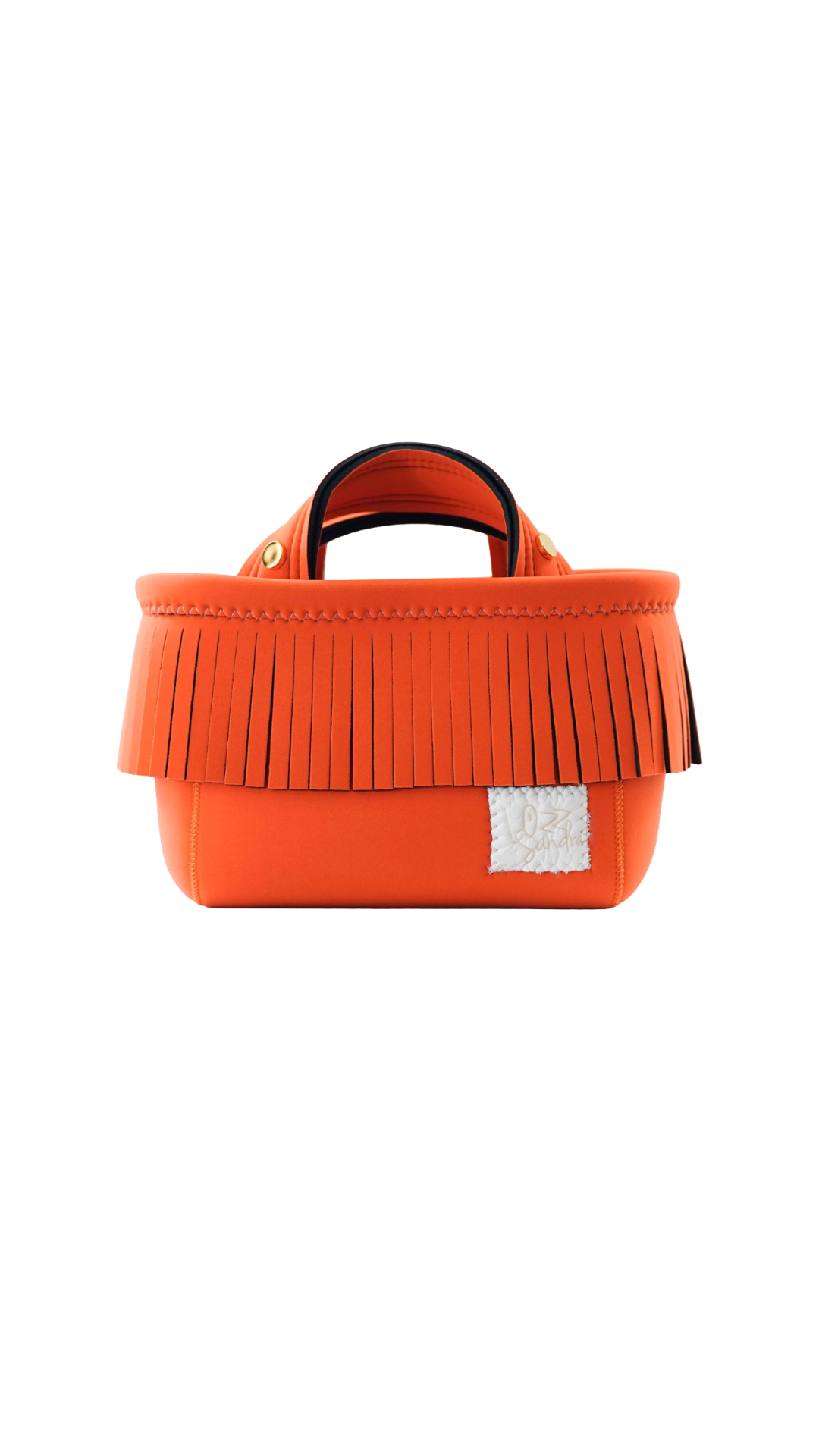 Mini Fringe Totebag – Orange