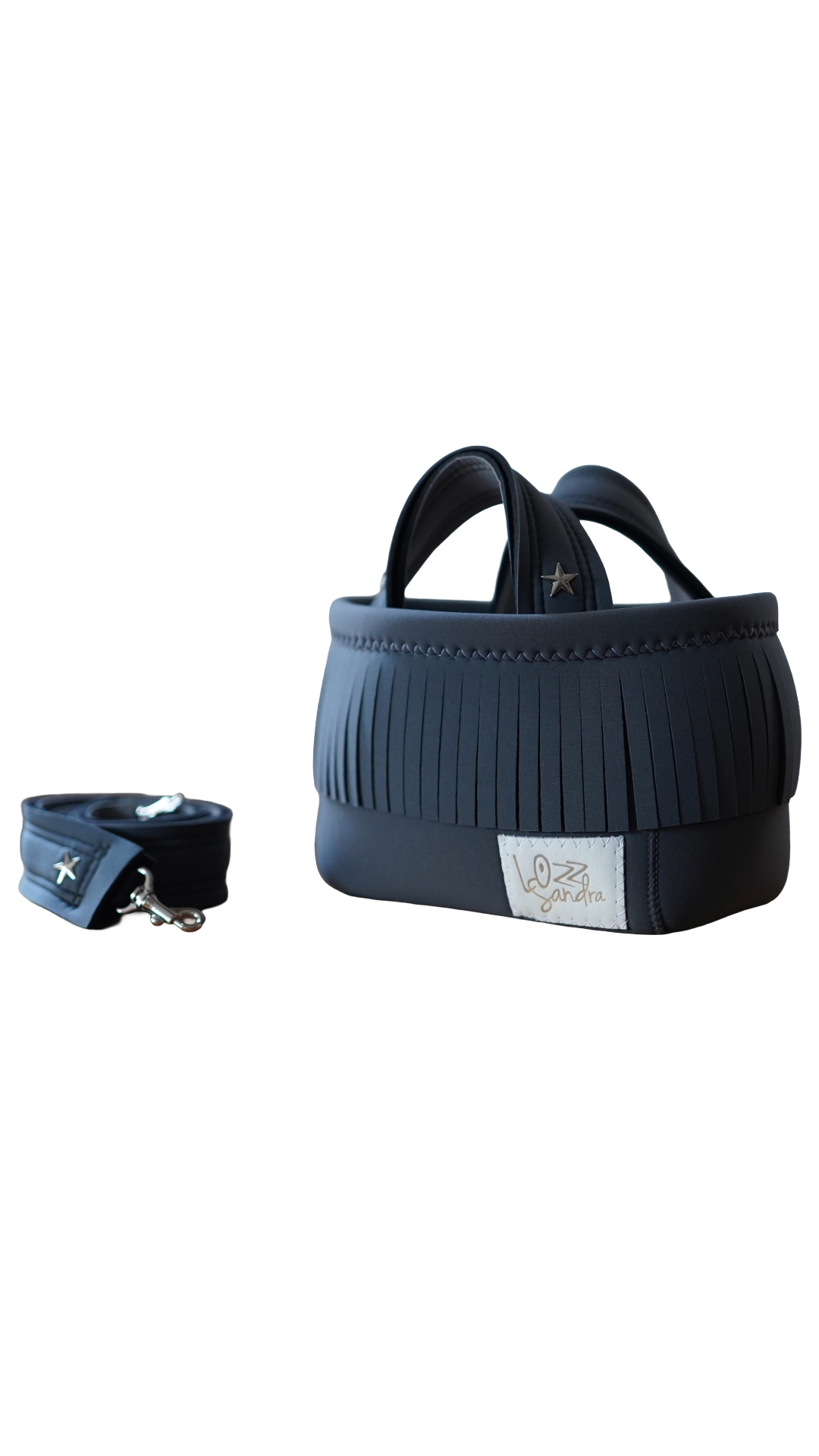 Pre-Order｜Mini Fringe Totebag – Charcoal Grey