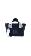 Pre-Order｜Leather Mix Mini Tote Bag – Black