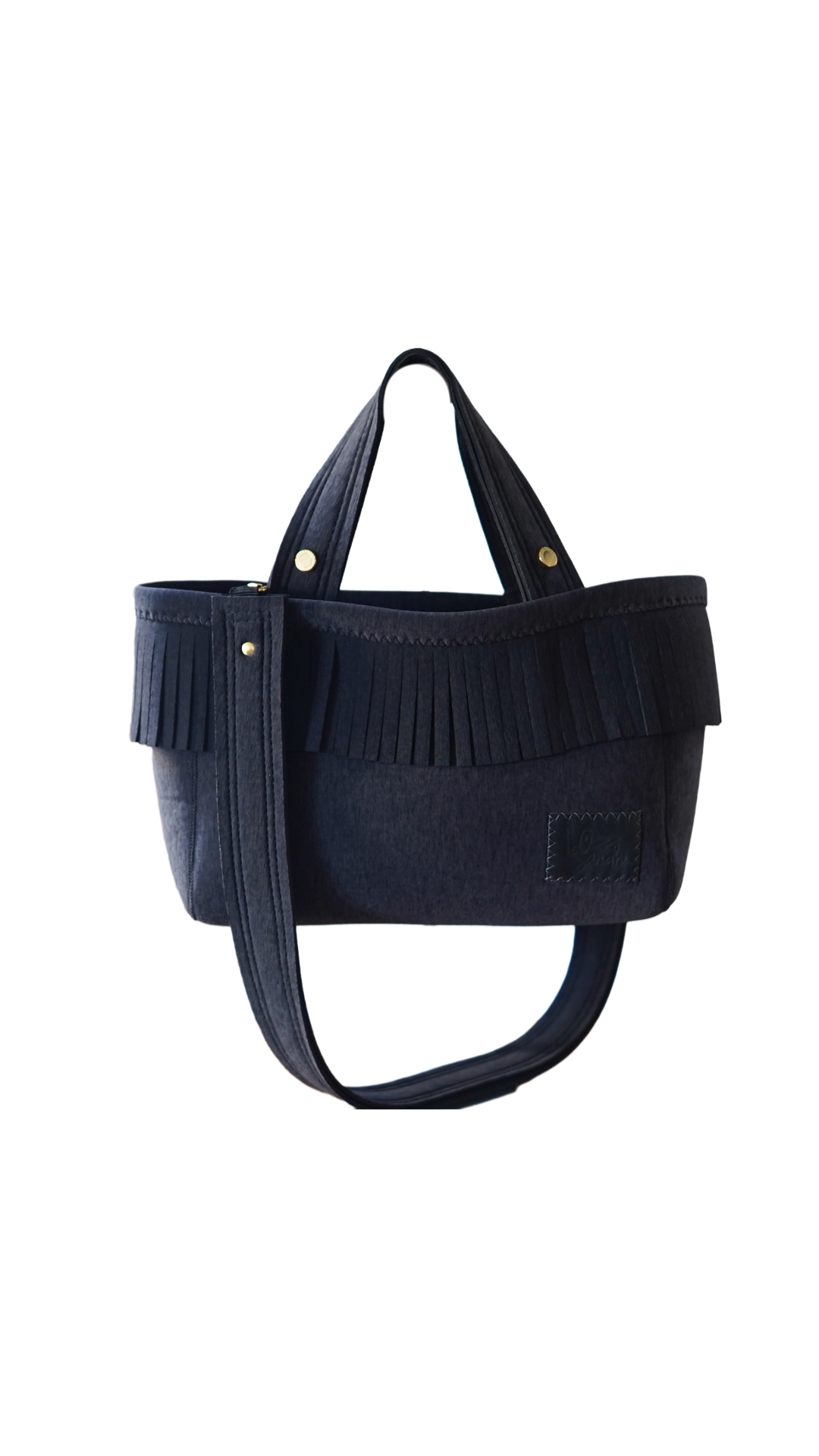 Pre-Order｜Fringe Totebag – Ash Black