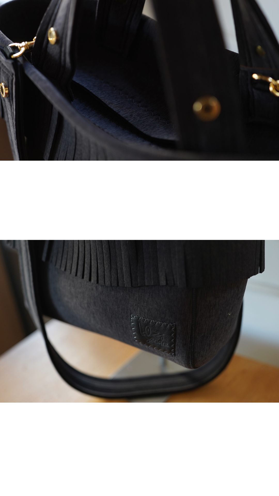 Pre-Order｜Fringe Totebag – Ash Black