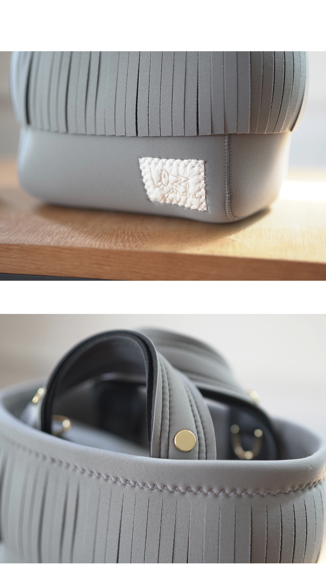 Pre-Order｜Mini Fringe Totebag – Grey