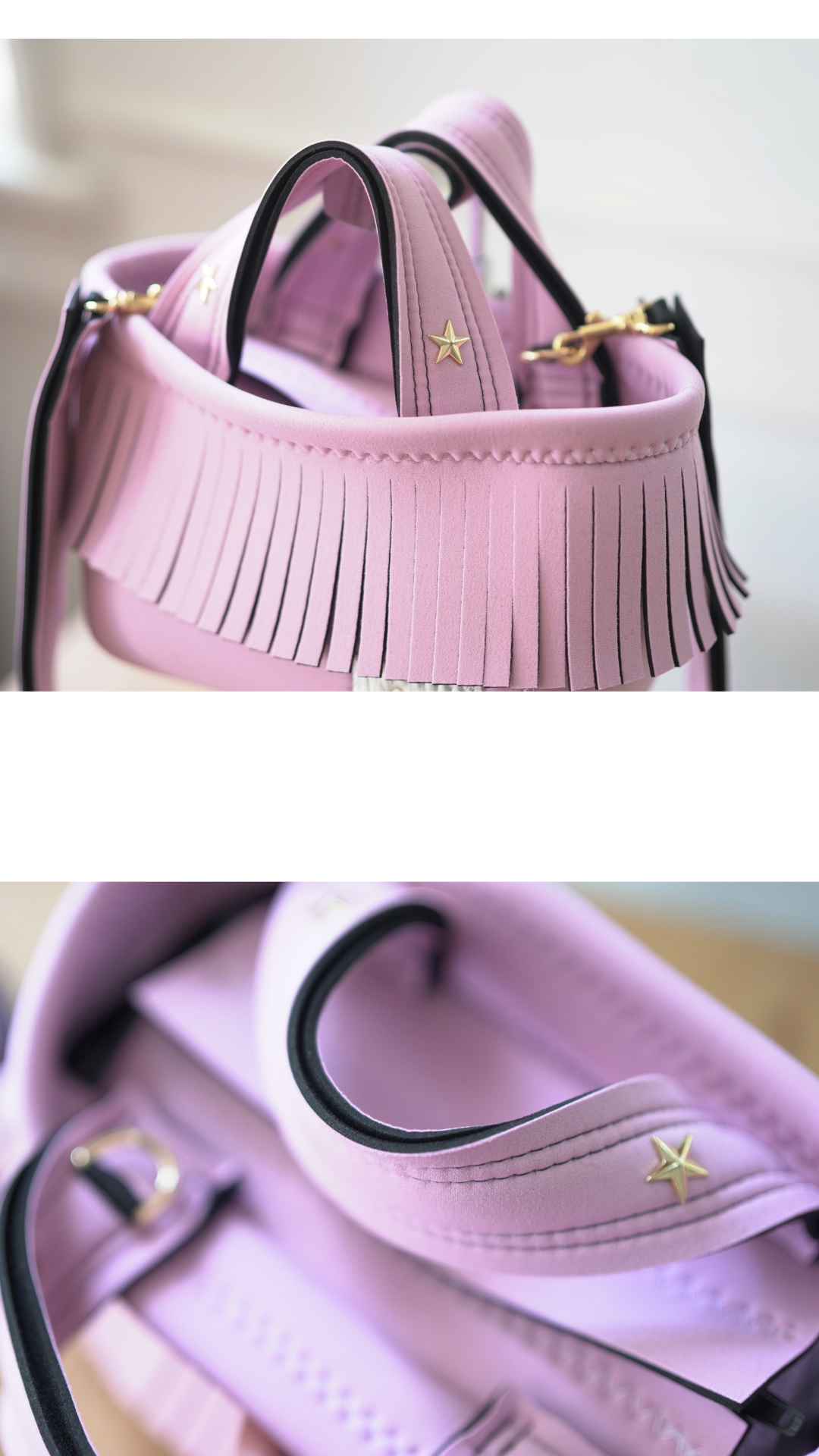 Pre-Order｜Mini Fringe Totebag – Baby Pink *(Star)