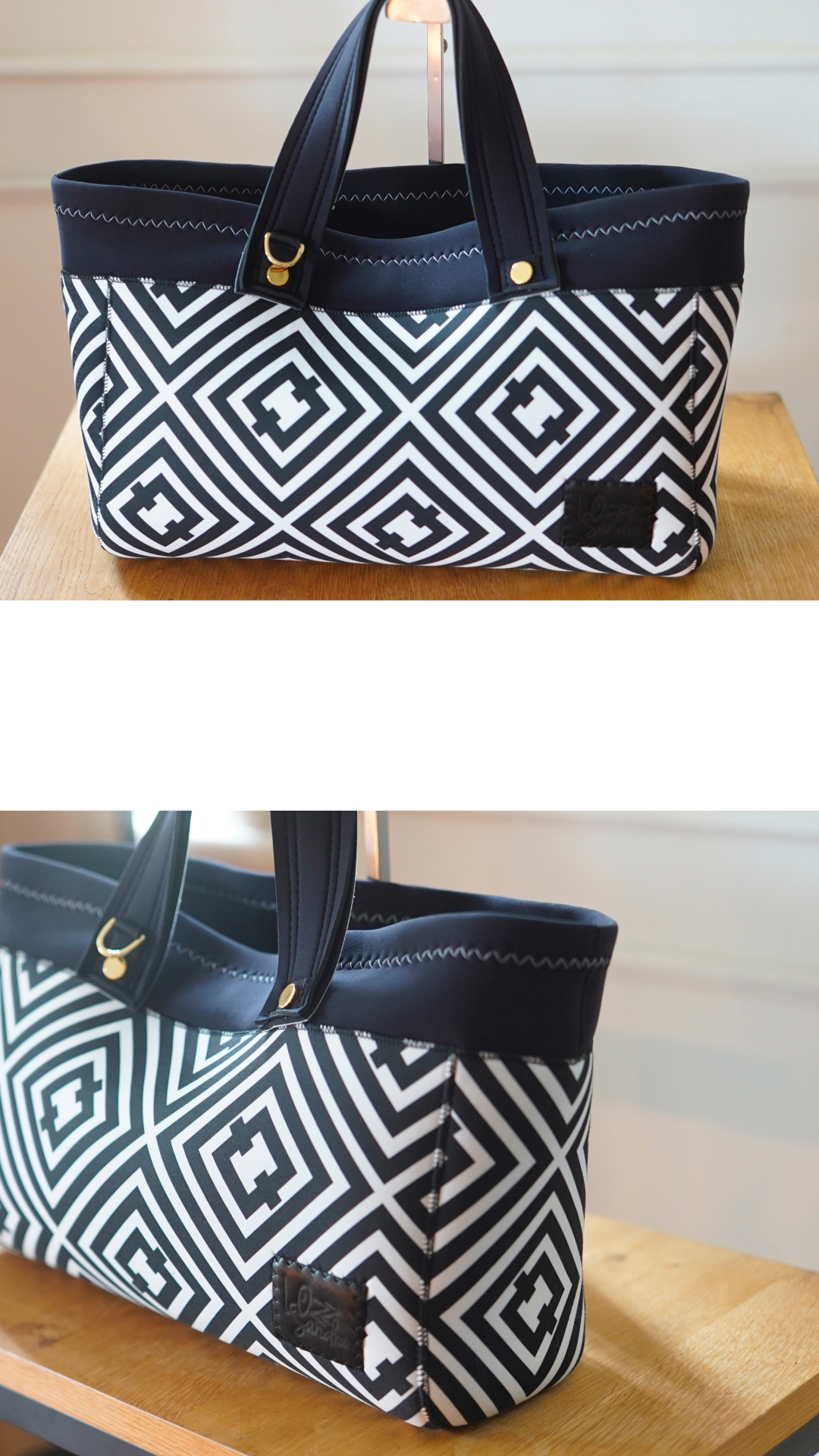 Pre-Order｜Big Tote Bag –R/hombus (Black)