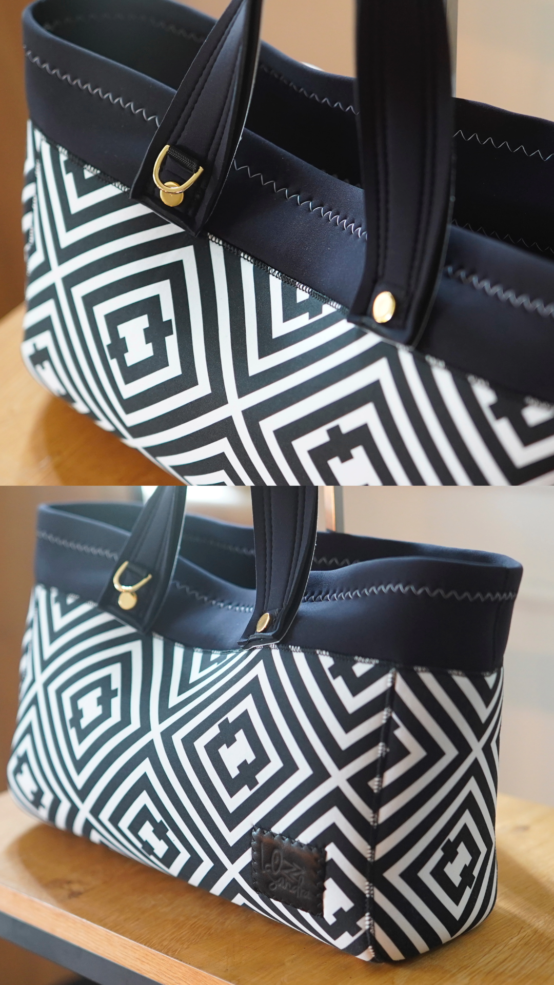 Pre-Order｜Big Tote Bag –R/hombus (Black)