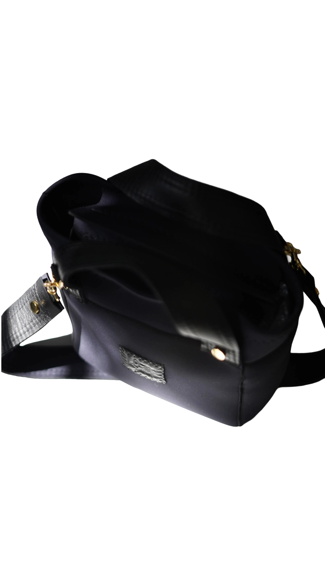 Pre-Order｜Tall Tote Bag – Leather Series / Black × Gold