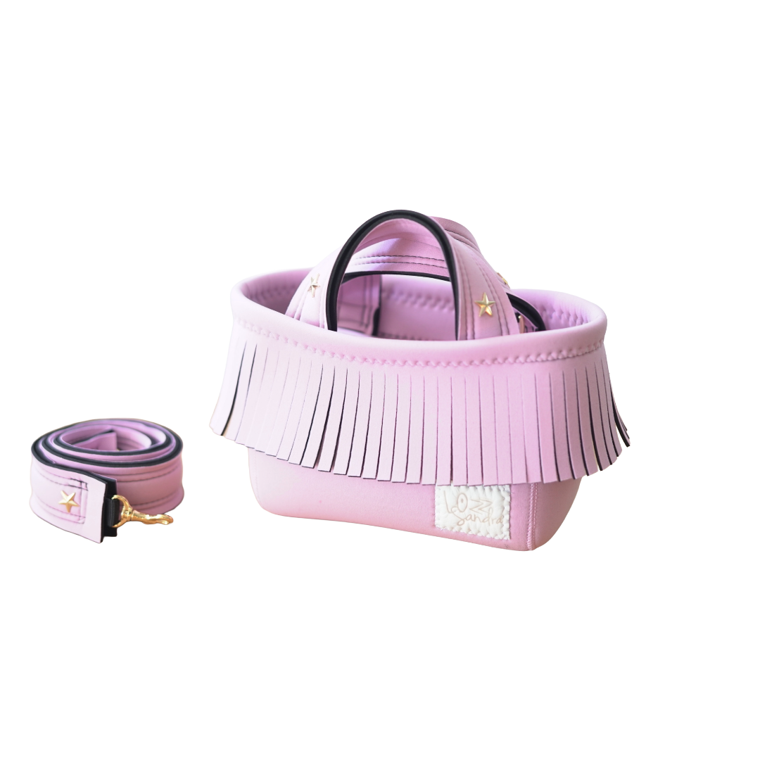 Pre-Order｜Mini Fringe Totebag – Baby Pink *(Star)