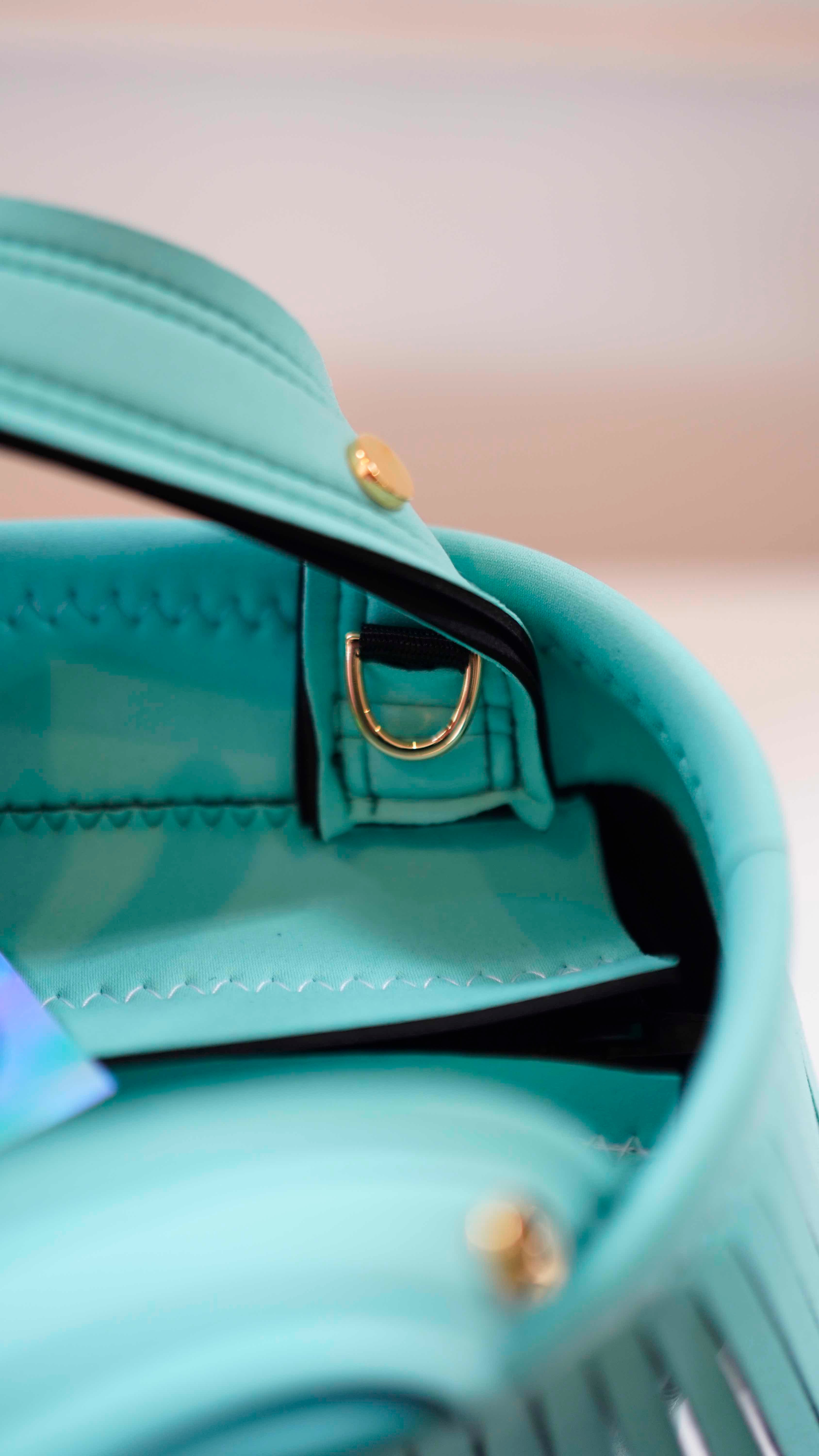 Mini Fringe Totebag – Mint