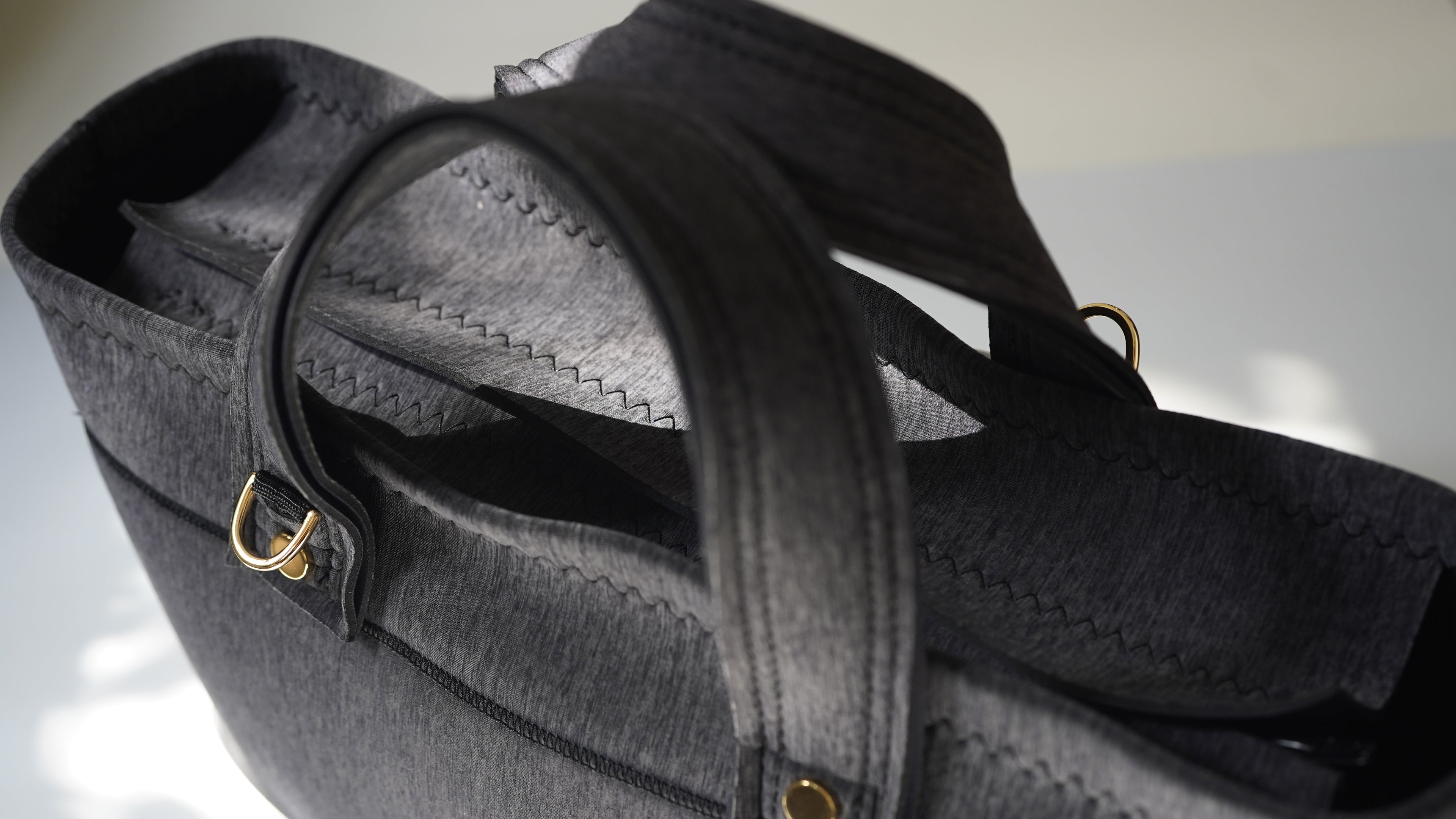 LozzSandra Big Tote Bag - Ash Black