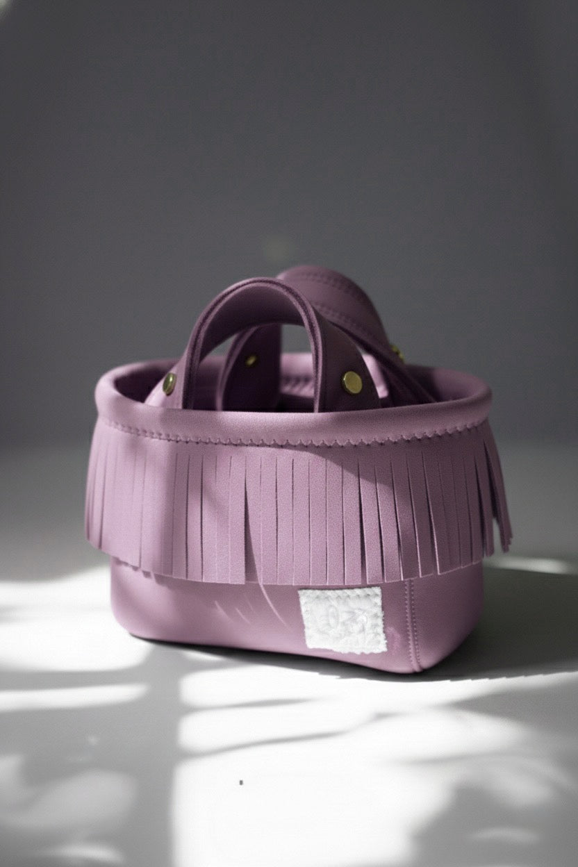 Pre-Order｜Fringe Mini Totebag – Gold Studs / 25 Colors