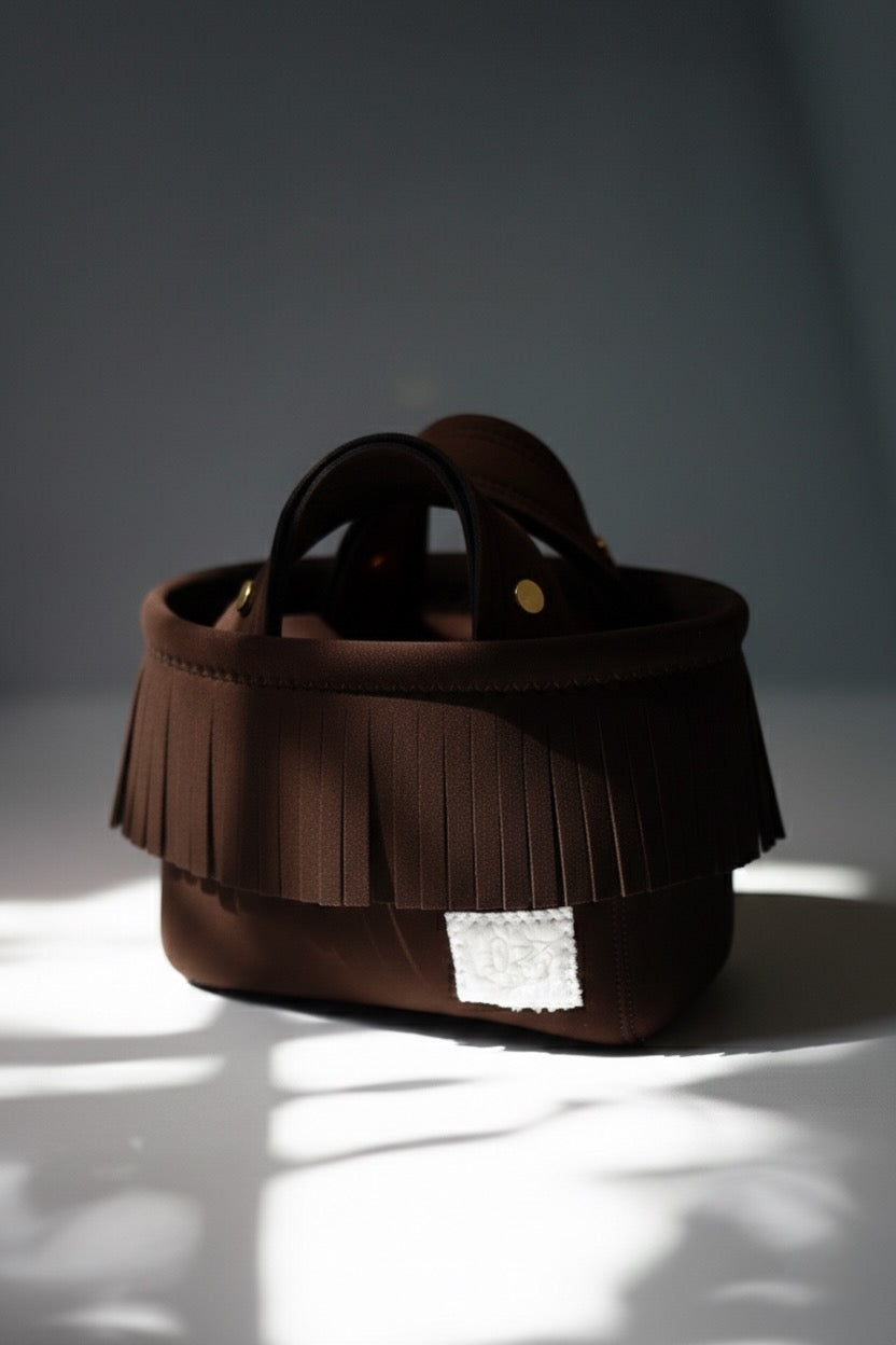 Pre-Order｜Fringe Mini Totebag – Gold Studs / 25 Colors