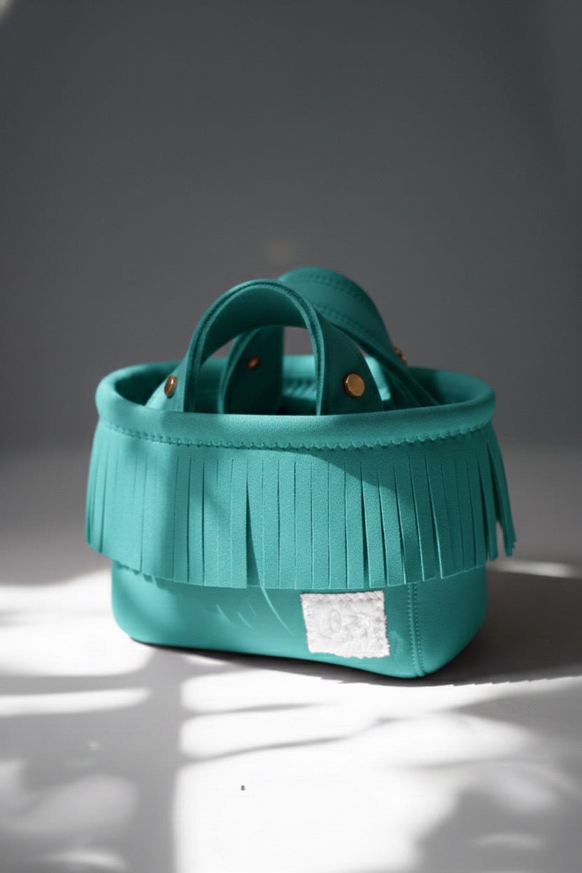 Pre-Order｜Fringe Mini Totebag – Gold Studs / 25 Colors