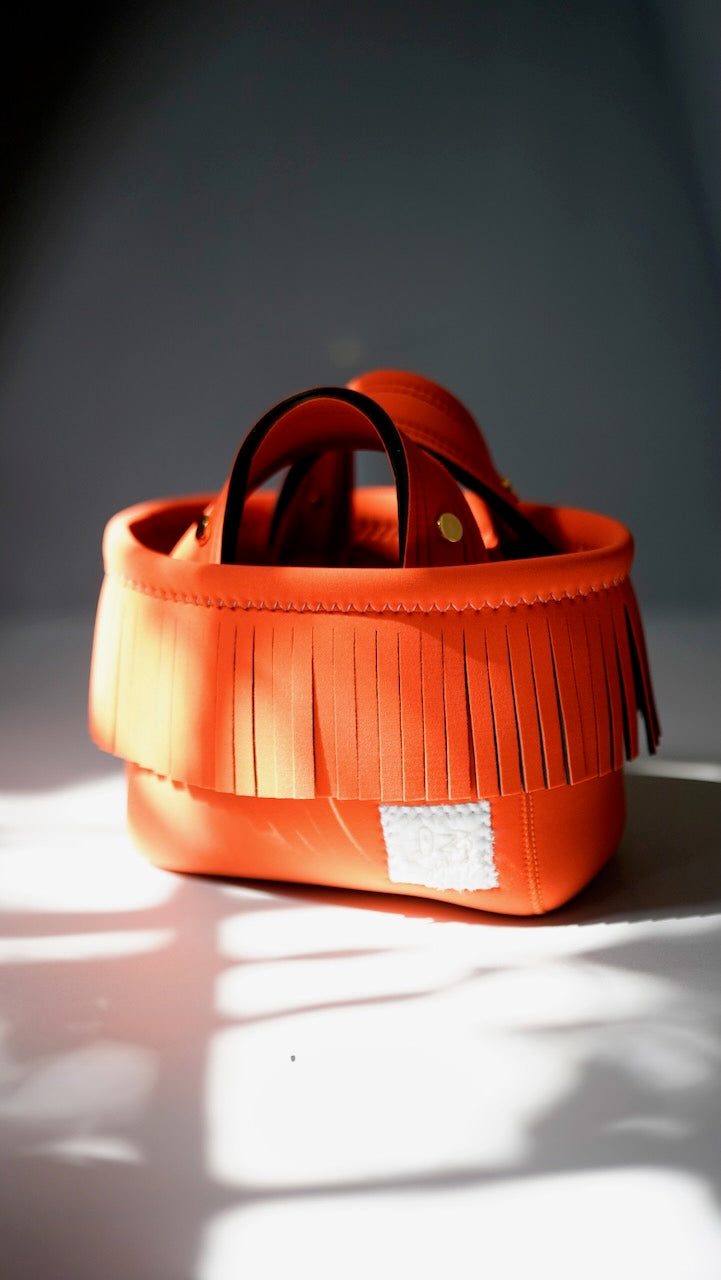 Pre-Order｜Fringe Mini Totebag – Gold Studs / 25 Colors