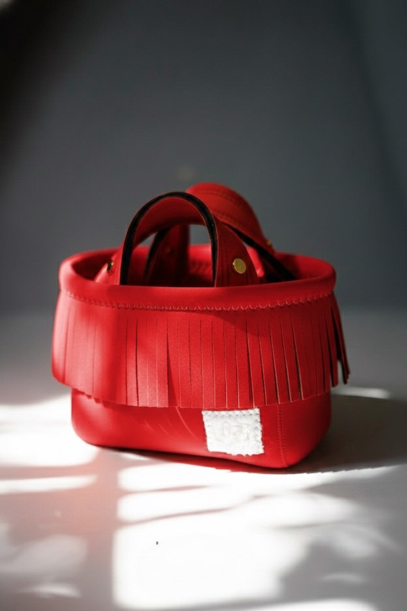 Pre-Order｜Fringe Mini Totebag – Gold Studs / 25 Colors