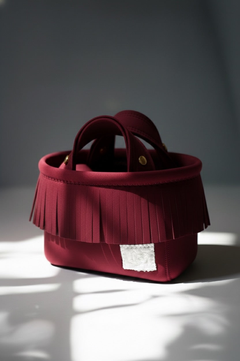 Pre-Order｜Fringe Mini Totebag – Gold Studs / 25 Colors